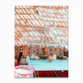 Moroccan Dining Room Canvas Print