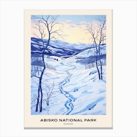 Abisko National Park Sweden 2 Poster Canvas Print