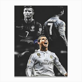 Cristiano Ronaldo 3 Canvas Print