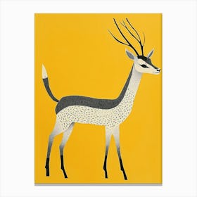 Yellow Antelope 2 Canvas Print