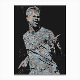 Kevin De Bruyne 8 Canvas Print