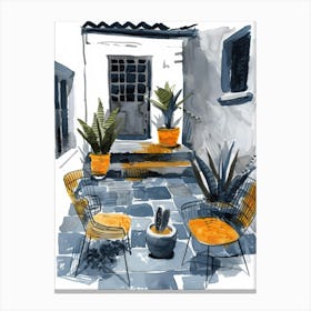 California Patio Canvas Print