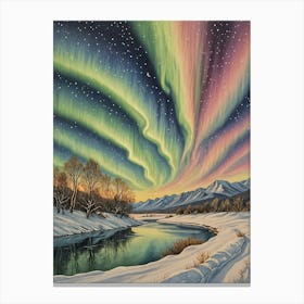 Aurora Borealis no2 Canvas Print