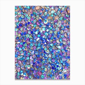 Colored Glass Beach Canvas Print