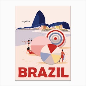 Brazil Beach Canvas Print