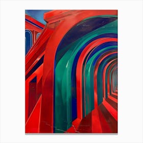 Tunnels Canvas Print