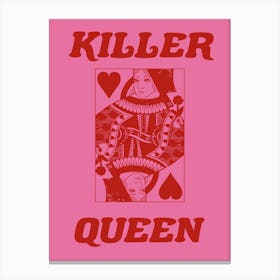 Killer Queen Pink Canvas Print