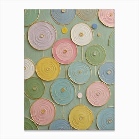 Pastel Swirls Canvas Print