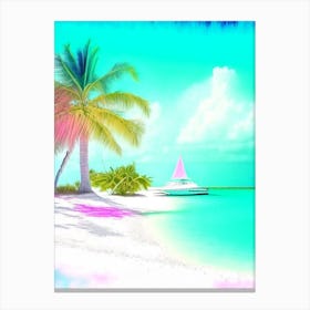 Grand Bahama Island Bahamas Soft Colours Tropical Destination Canvas Print