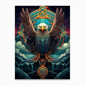 Eagle Fly Native Canvas Print