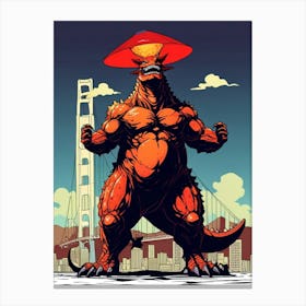 Godzilla 1 Canvas Print