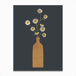 Daisy Flowers Canvas Print