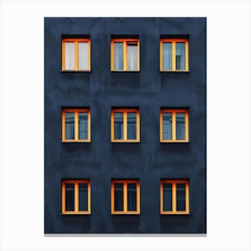 Windows On A Building 1 Canvas Print