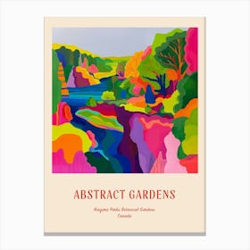 Colourful Gardens Niagara Parks Botanical Gardens Canada 1 Red Poster Canvas Print