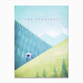 Visit Les Pyrenees Canvas Print