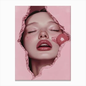 Girl In Pink Canvas Print