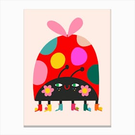 Rainbow Lady Bug 1 Canvas Print
