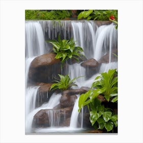 Tropical Waterfall 3 Canvas Print