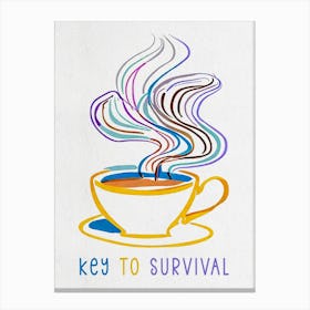 Key To Survival Canvas Print