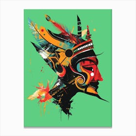 Wayang Abstract Face Art Trending Now Toile