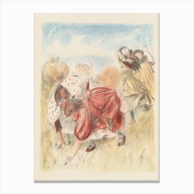 Children Playing Ball, Pierre Auguste Renoir 1 Canvas Print