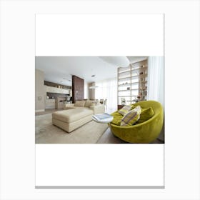 Modern Living Room Canvas Print