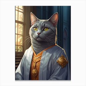 King Of Cats Canvas Print