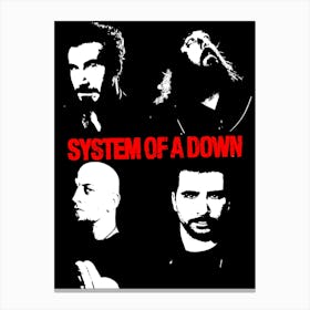 System Of A Down 2 Canvas Print