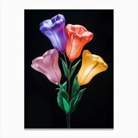 Bright Inflatable Flowers Lisianthus 2 Canvas Print