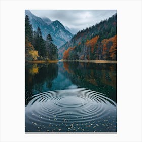 Autumn Lake 1 Canvas Print