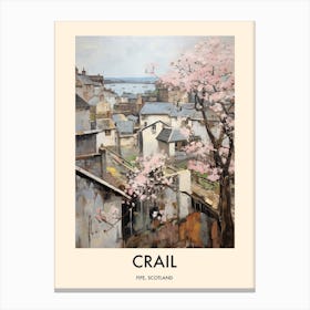 Crail (Fife, Scotland) Painting 1 Travel Poster Canvas Print