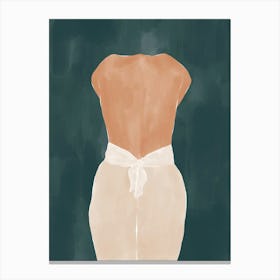 Back Of A Woman Canvas Print
