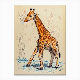 Default Draw Me A Giraffe Attempting Balletlegs Tangled Grace 1 (1) Canvas Print