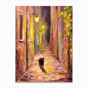 Cat In Alley Stampe su tela