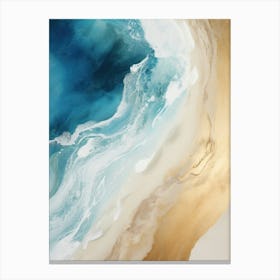 Abstract Ocean Painting Canvas Print