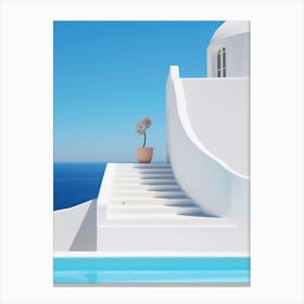 Greek island architecture Canvas Print
