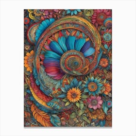 Psychedelic Painting 9 Canvas Print