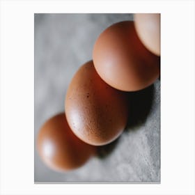 Eggs On A Table 2 Canvas Print