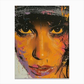 'The Girl In The Hat' Canvas Print