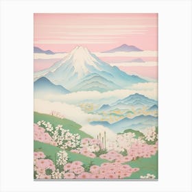 Mount Haku In Ishikawa Gifu Toyama, Japanese Landscape 4 Canvas Print