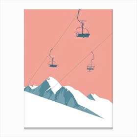 Ski Lift Canvas Print