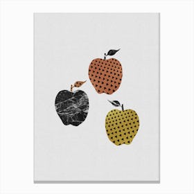 Scandi Apples Canvas Print