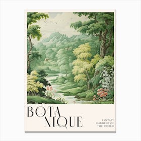 Botanique Fantasy Gardens Of The World 55 Canvas Print