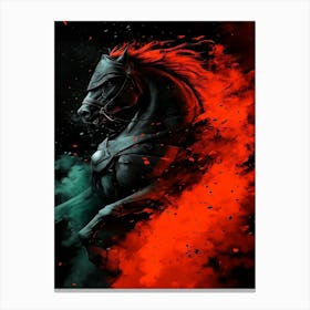 Horse Wallpaper Canvas Print