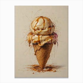 Ice Cream 7 Canvas Print