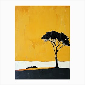 Lone Tree, Africa Canvas Print