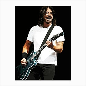 Dave Grohl Foo Fighters 19 Canvas Print