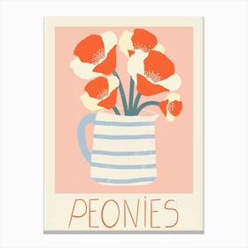 Peonies Canvas Print