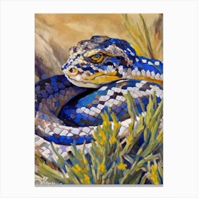 Speckled Rattlesnake Painting Canvas Print