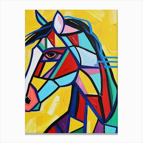 Abstract Horse Painting 3 Canvas Print